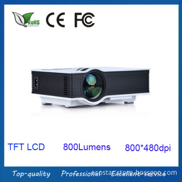 High quality multi-chip-coated optical lens TFT LCD Projector mini LED projector